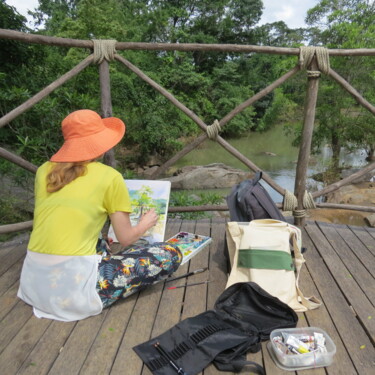 By the Bua River in Malawi