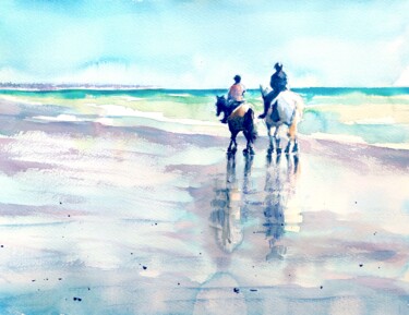 HORSE RIDING ON THE BEACH