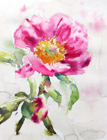 Peony sketch