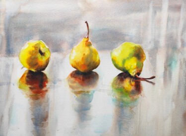 Three Pears on the table